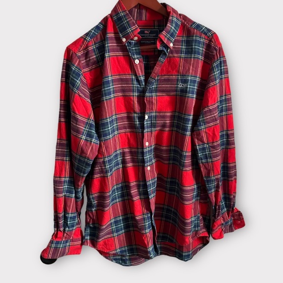 Vineyard Vines Other - Vineyard Vines size M holiday flannel shirt like new